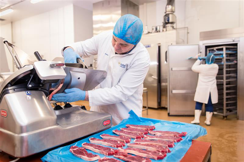 meat processing technician, one of the jobs under a retail meat cutter