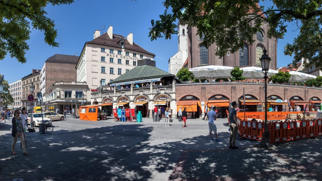viktualienmarkt, a tourist attraction in Munich 